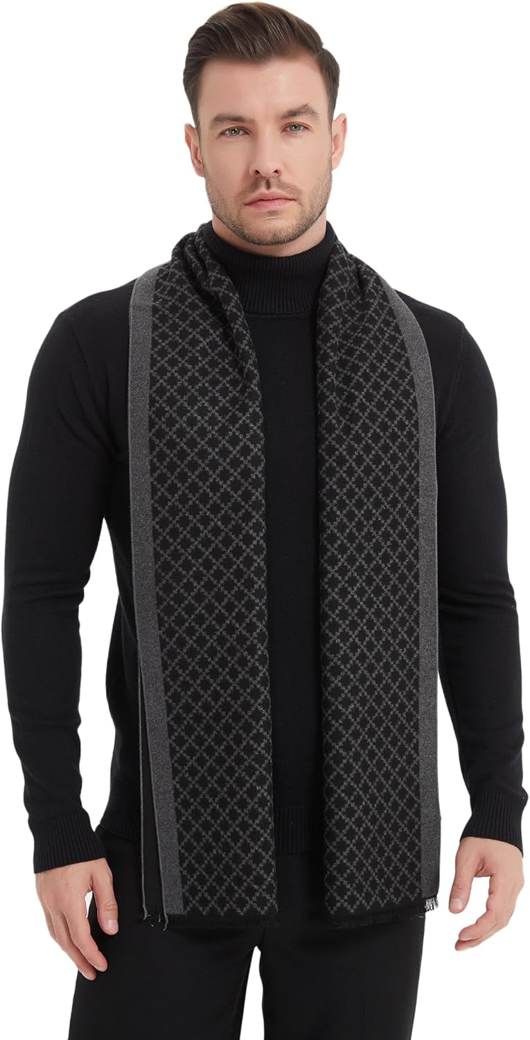 EP Mode Men's Winter Scarf, Cashmere Feel, Super Soft & Warm - Image 1