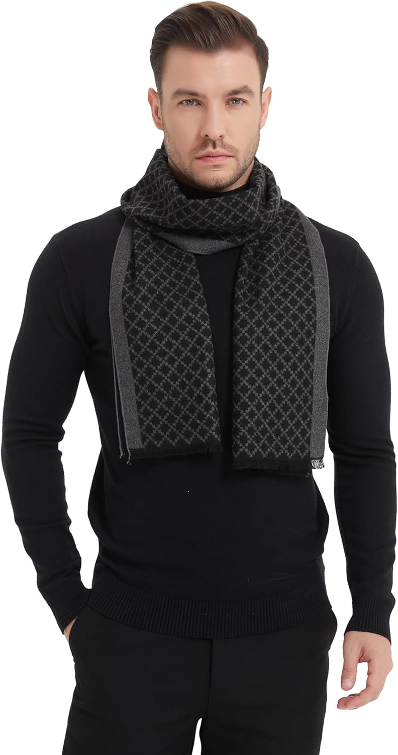 EP Mode Men's Winter Scarf, Cashmere Feel, Super Soft & Warm - Image 2