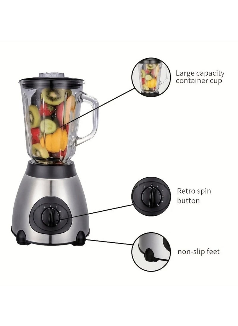 Denx - High Power Electric Blender with Grain Grinder 2800W-1.5L - Image 1