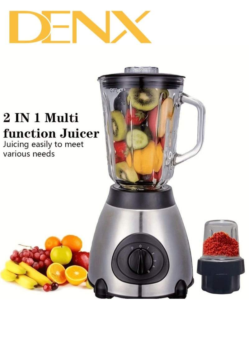 Denx - High Power Electric Blender with Grain Grinder 2800W-1.5L - Image 1
