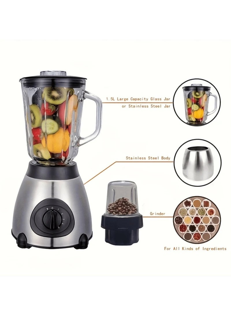 Denx - High Power Electric Blender with Grain Grinder 2800W-1.5L - Image 1
