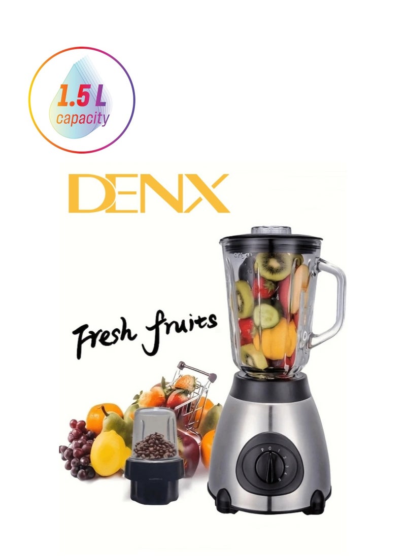 Denx - High Power Electric Blender with Grain Grinder 2800W-1.5L - Image 1