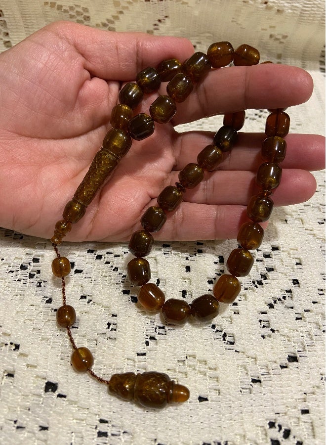 Faturan Prayer Beads For Men 33 Beads Size 10mm x 11.5mm - Image 5