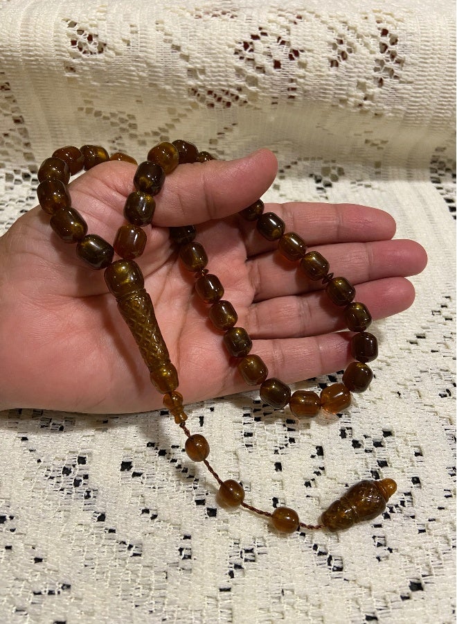Faturan Prayer Beads For Men 33 Beads Size 10mm x 11.5mm - Image 4