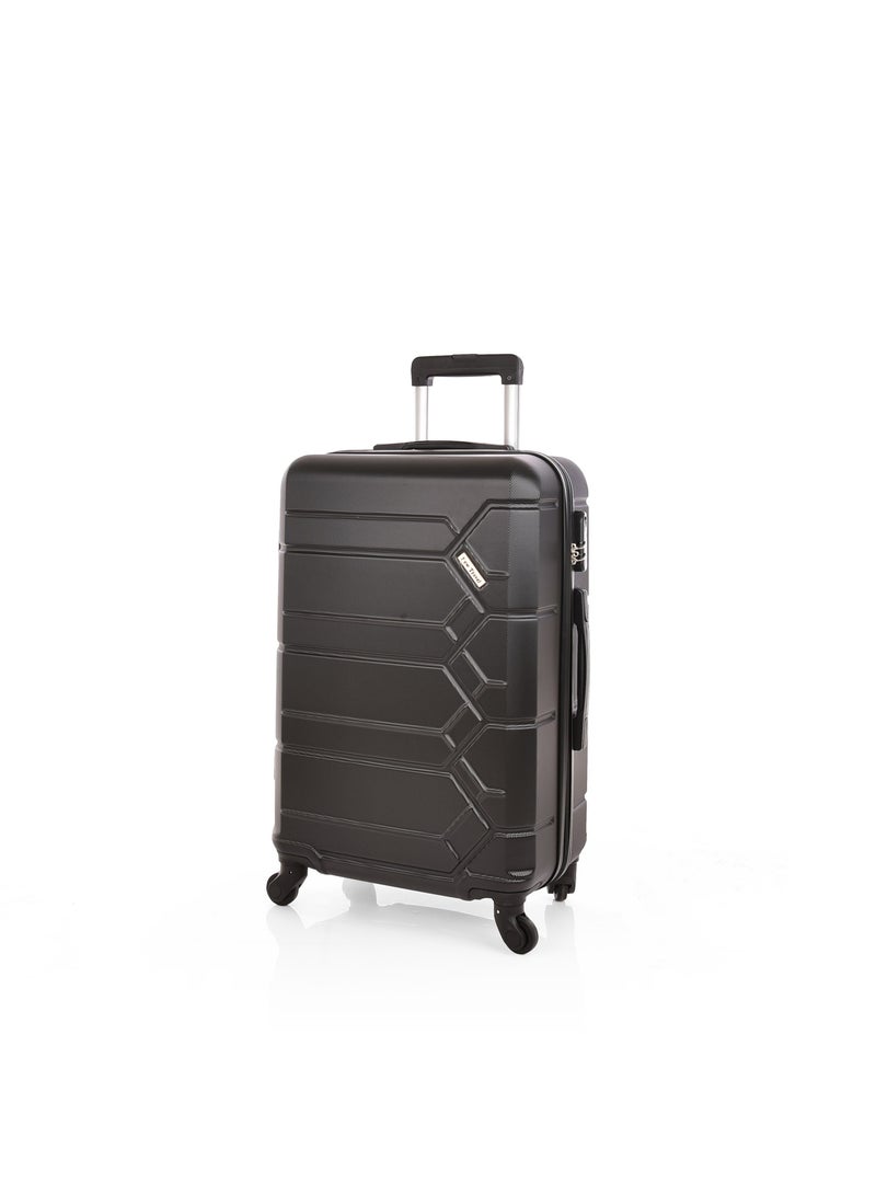 نيو ترافيل طقم حقائب أمتعة بتفاصيل نسيجية مكون من 4 قطع أسود - Image 4