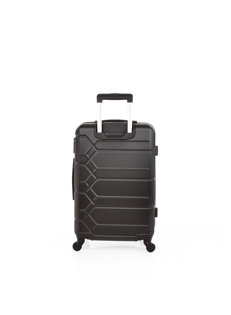 نيو ترافيل طقم حقائب أمتعة بتفاصيل نسيجية مكون من 4 قطع أسود - Image 5