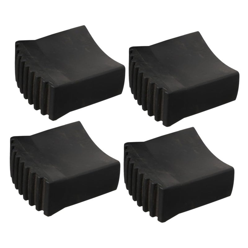 Square Non Skid Replacement Ladder Feet Covers 4 Pack Step Ladder Accessories - Image 2