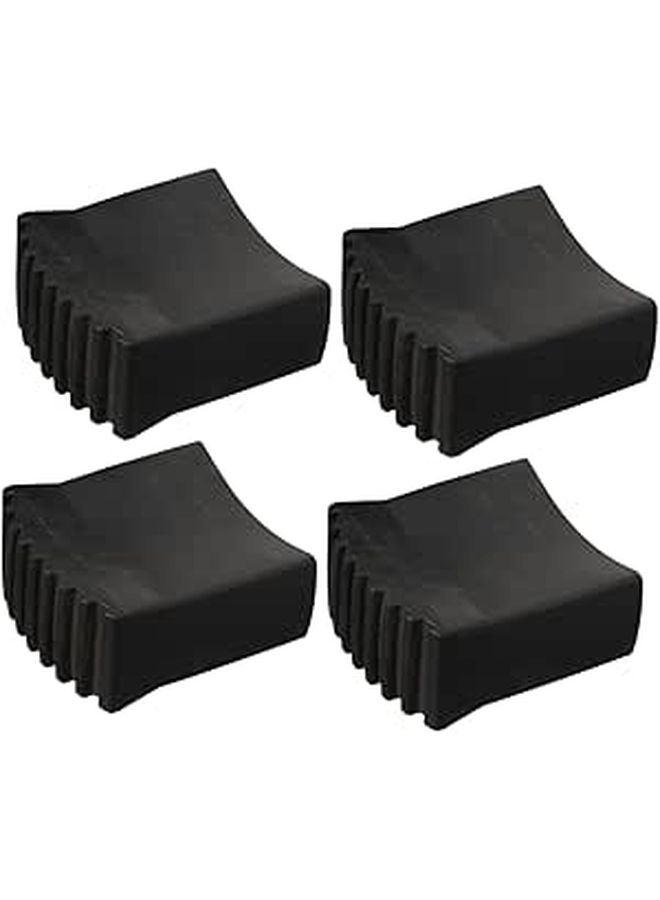 Square Non Skid Replacement Ladder Feet Covers 4 Pack Step Ladder Accessories - Image 1