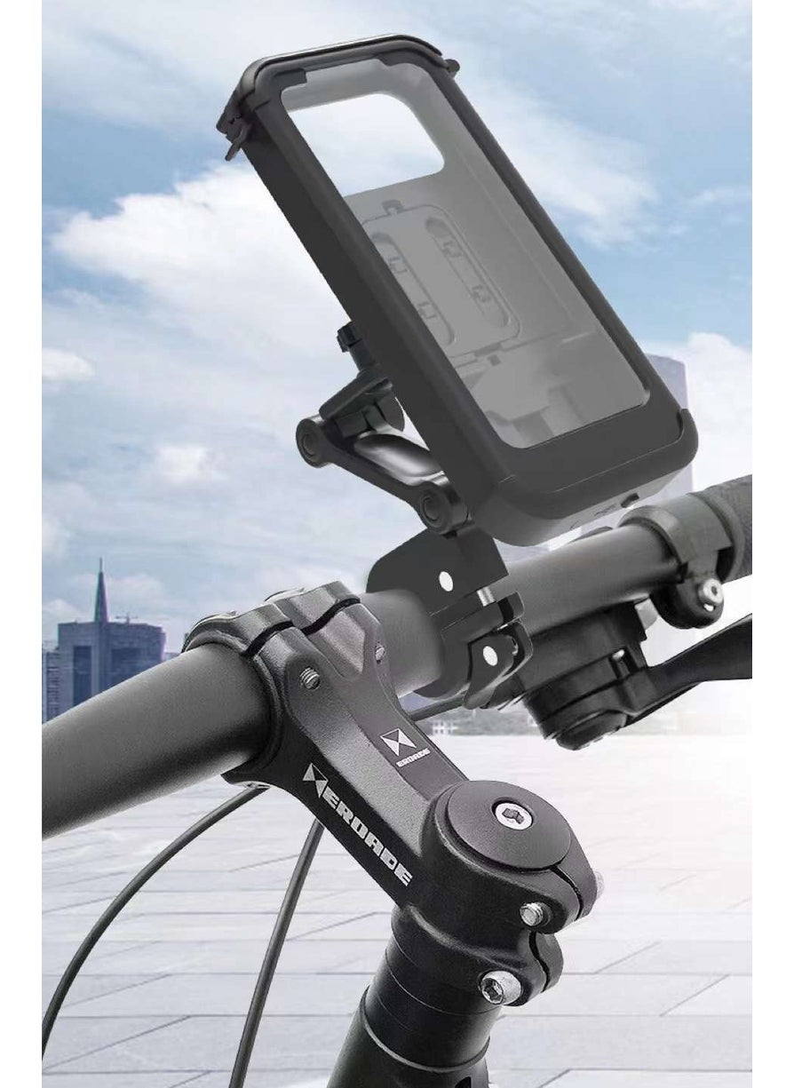 Airstorr - Adjustable Aluminum Alloy 360 Rotating Scooter Bicycle Motorcycle Phone Holder Mt3 - Image 1