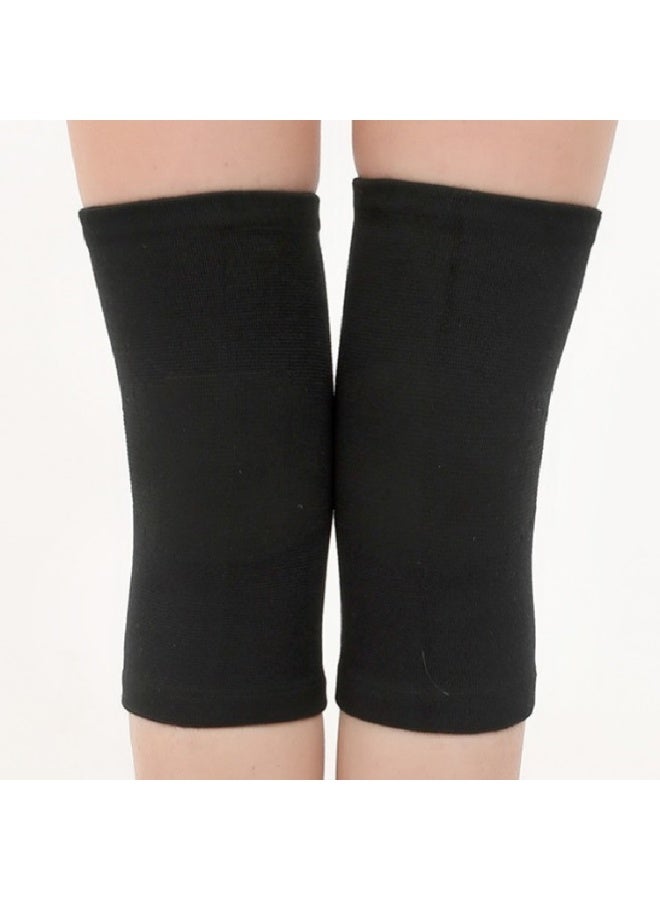 NIBEMINENT Thickened Rabbit Fur Plush Knee Pads - Essential Warmth for Autumn and Winter