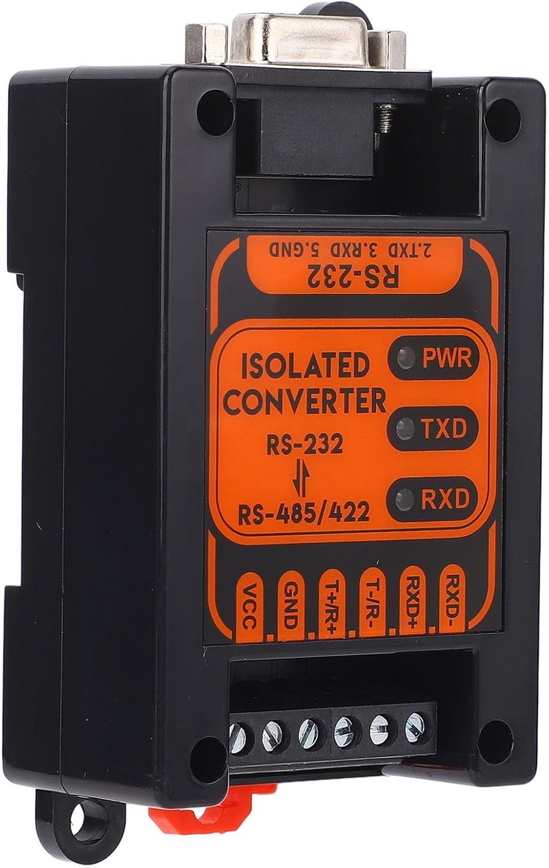 Sorandy Industrial RS232 to RS422 RS485 Converter, Active Isolated Serial Converter, Digital Isolation with 3000Vrms 500VDC, Ideal for Cash Register, Modem, Scanner, CNC & - Image 1