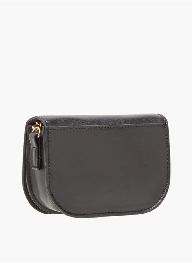 Little Missy Girls Pearl Embellished Crossbody Bag with Magnetic Button Closure  - Image 3