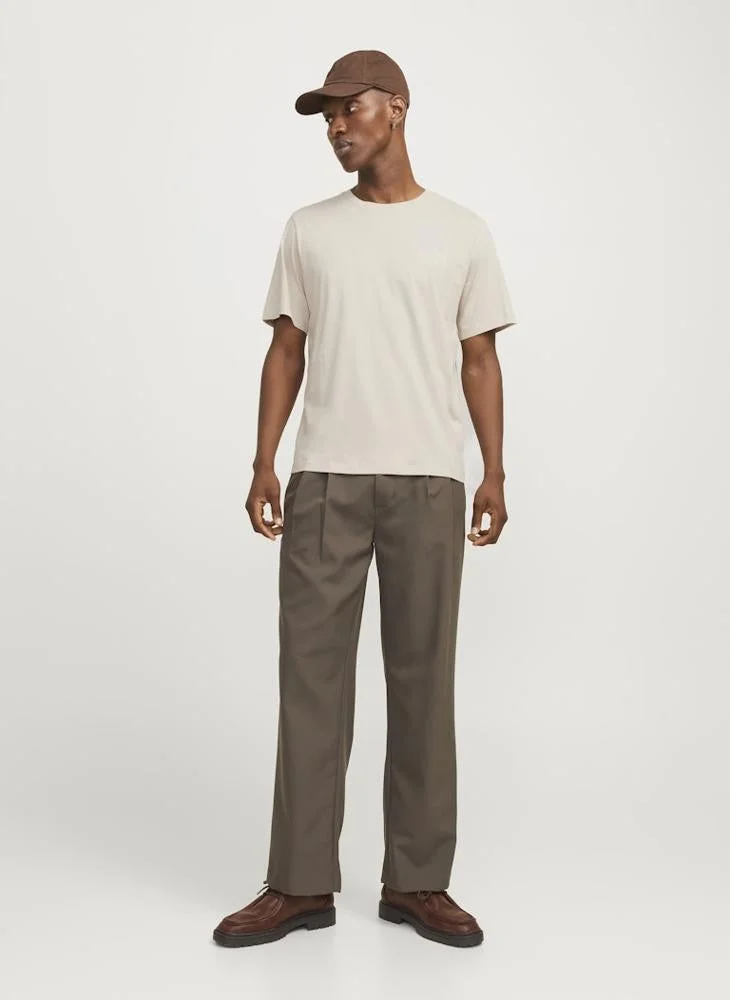 JACK & JONES  Logo Crew Neck T-Shirt for Men | Best Price UAE