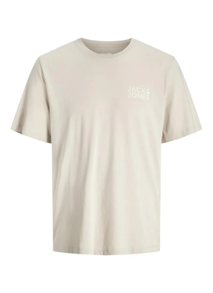 JACK & JONES  Logo Crew Neck T-Shirt for Men | Best Price UAE