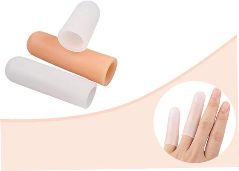 10Pcs Gel Toe Sleeves Protective Covers for Relief Comfortable Toe Separators for Men Women for Toe Blisters Corns Skin Color - Image 5