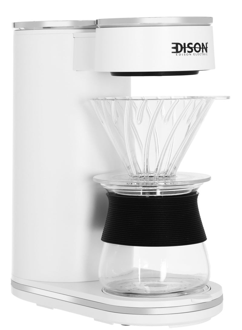 اديسون ماكينة تحضير القهوة الرقمية Edison V60 H70002Aa09-Sa، 800 واط، 300 مل - أبيض - Image 2