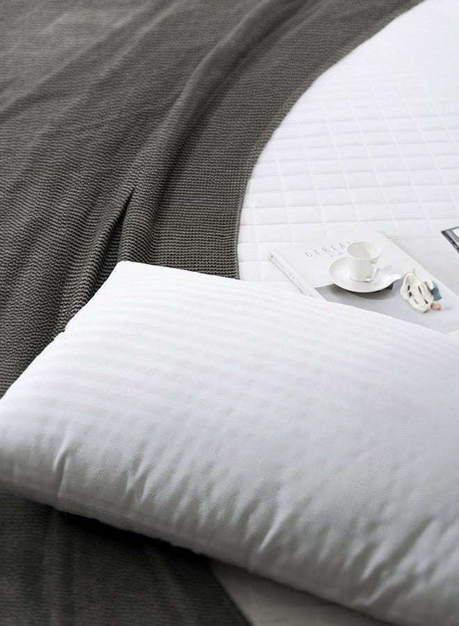 Pillow, Comfortable Hotel Bed Pillow for Sleeping with Microfiber Filling, 75x50 cm  - Image 5