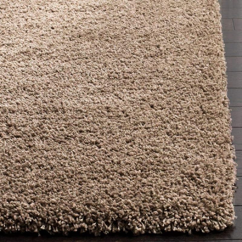 INDIAN RUGS Indian Rugs Shaggy Modern Rug Soft Plain Premium Shagg Rectangular Carpet Collection Plain Color 18 Cm Pile Height for Living RoomHome and Bedroom Light Brown6 X 8 FEET  - Image 4