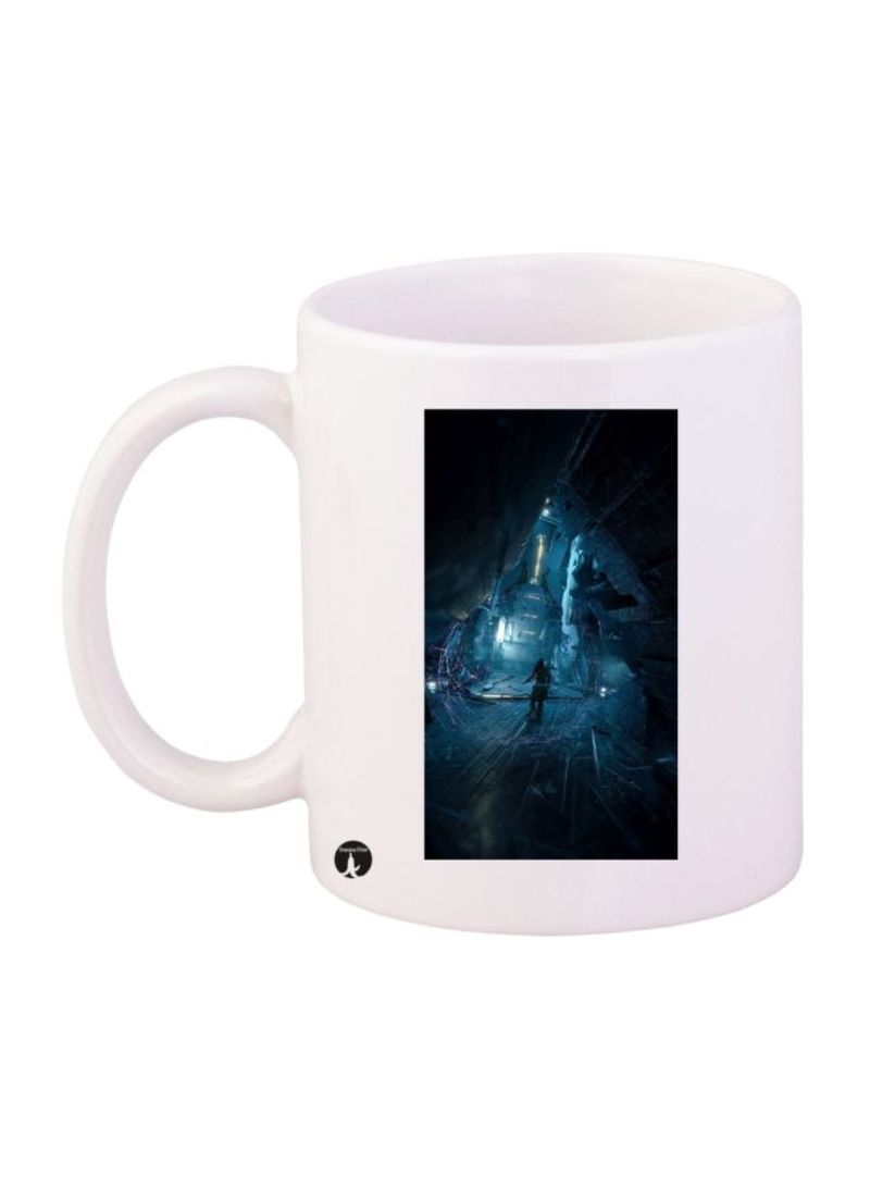 Assassin's Creed Printed Mug White/Blue/Black Standard Size