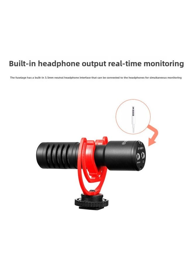 Generic - BY-MM1 SLR Microphone External Microphone Mobile Phone Camera Pointing Monitor Radio Vlog Noise Reduction-Color:Default - Image 1