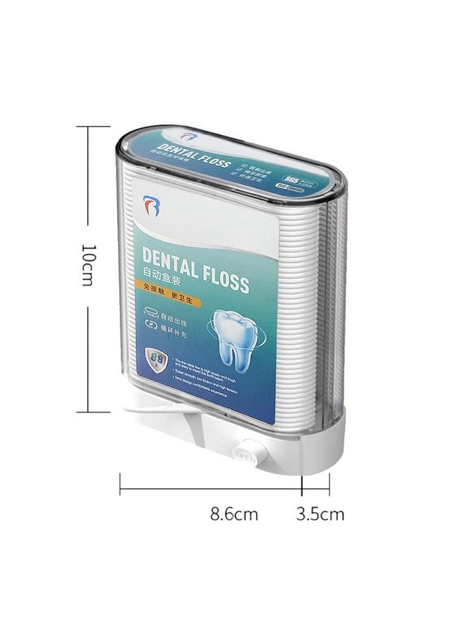 Esamploe Dental Floss Holderpopup Floss Box Automatic Tooth Picks Flossers Dispenser Includes 88 Count Tasteless Flosser - Image 5