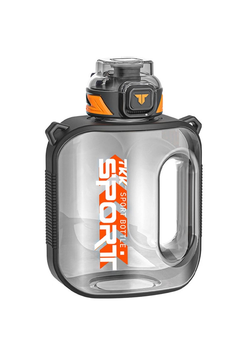 SYOSI Water Bottle with Handle Half Gallon Water Bottle Large Capacity Water Bottle with Straw Water Jug for Fitness Gym and Outdoor Sports Leak Proof BPA Free 67 Oz - Image 1