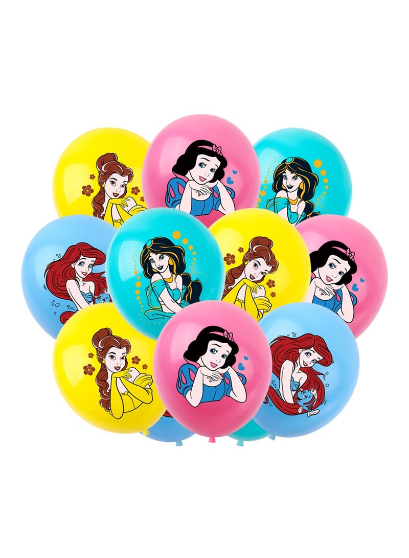 Disney Princess Royal Princess Balloon Garland Set with Birthday Banner & Cake Decor, Perfect for Weddings, Birthdays, and Special Events, Indoor/Outdoor Ready - Image 5