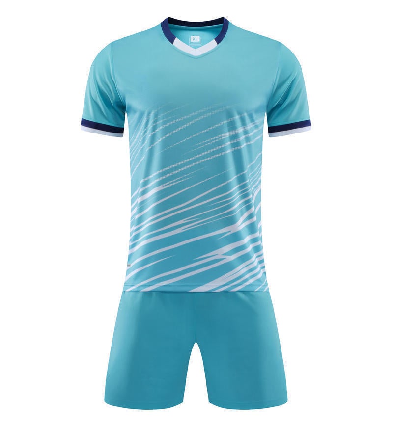 Summer Kidsren'S Football Uniform Suit Boy Primary School Game Team Uniform Training Uniform Football Jersey Can Print Logo915 - Image 1