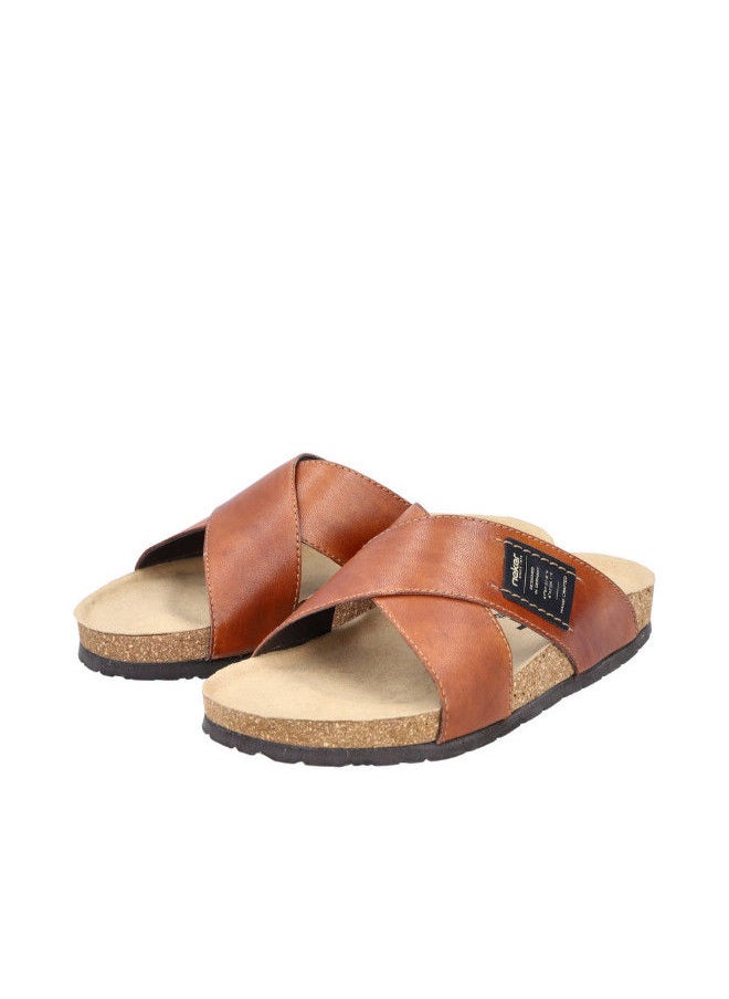 rieker - Rieker Mens Casual Sandals 22152-22 Namur Brown 116-1092 - Image 1