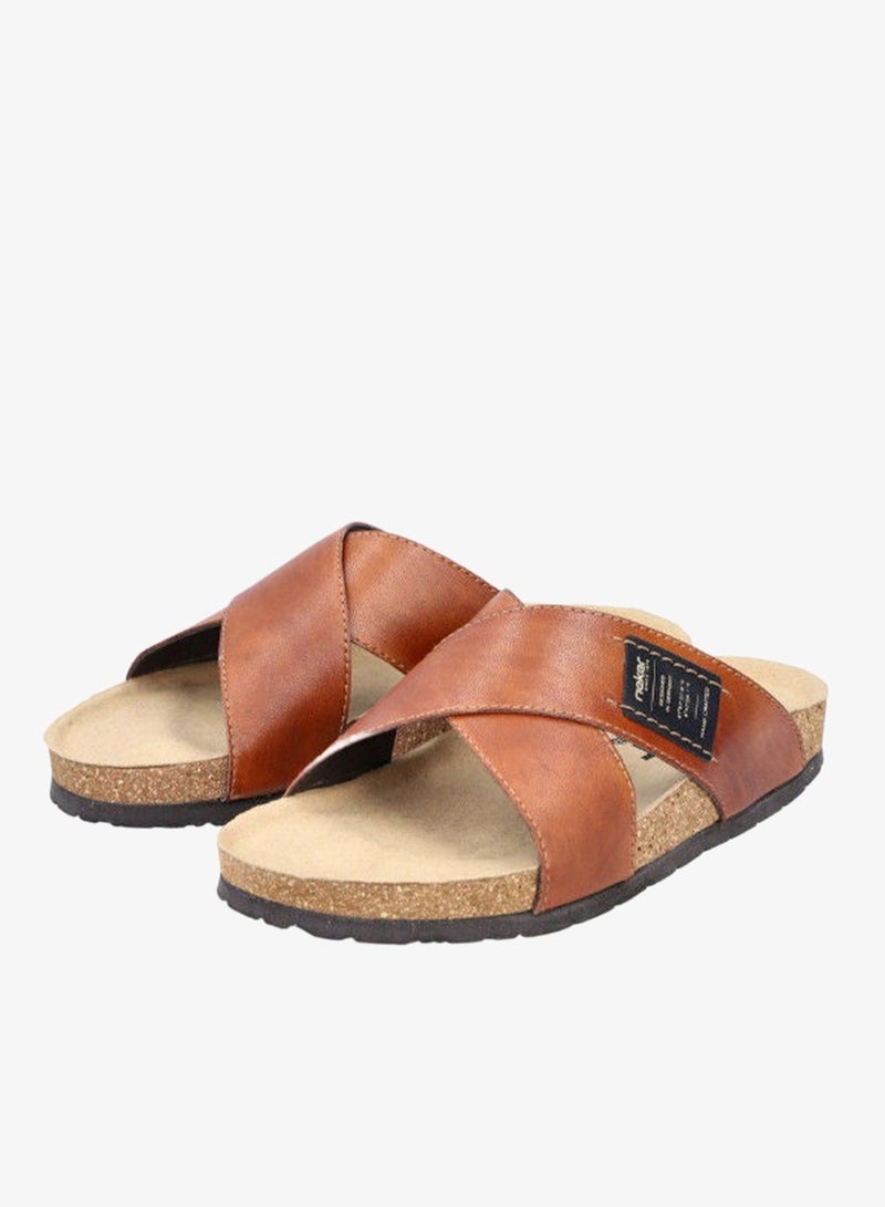 ريكر صنادل رجالي كاجوال رايكر 22152-22 نامور بني - Image 5