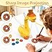MFEESYOB Drawing Projector for Kids Tracing and Drawing Projector for Kids with Cute Swan Look Smart Art Sketcher Projector with 96 Stencils Toddler Toys for Girls Boys 3 Yellow - Image 4