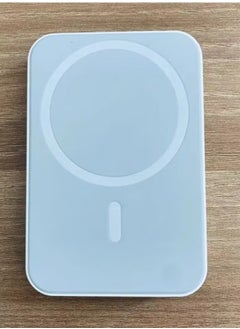 MagSafe Wireless Power Bank for iPhone 14 Pro Max – 10,000mAh Portable Charger (White)