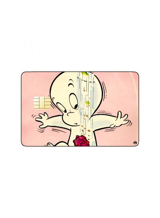 RKN PRINTED BANK CARD STICKER Animation Casper By Harvey Films - Image 1