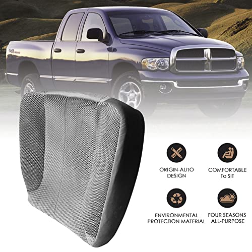 sportuli Gray Driver Side Bottom Cloth Seat Cover Replace for 2003 2004 2005 Dodge Ram 1500 2500 3500 (03-05) - Image 4
