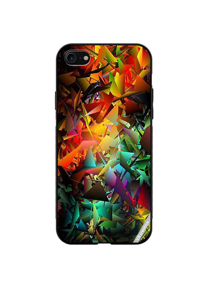 VR CREATIVE Protective Case Cover For Apple iPhone SE (2022) Abstract Design Multicolour - Image 1