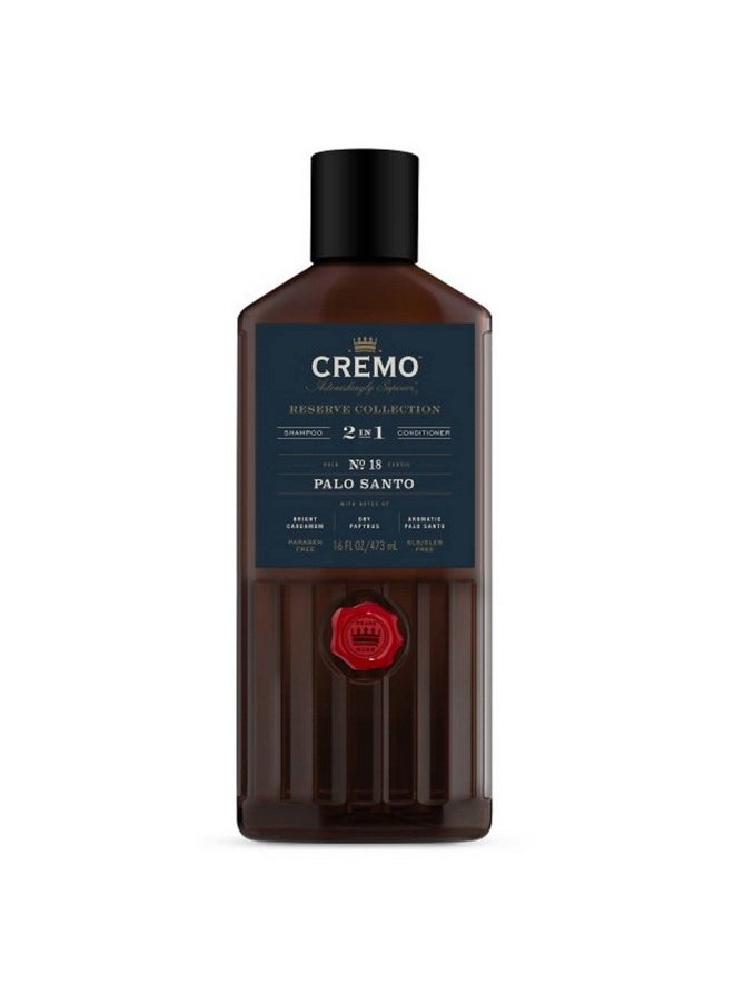 cremo - Remo Palo Santo (Reserve Collection) Barber Grade 2N1 Shampoo & Conditioner 16 Oz - Image 1