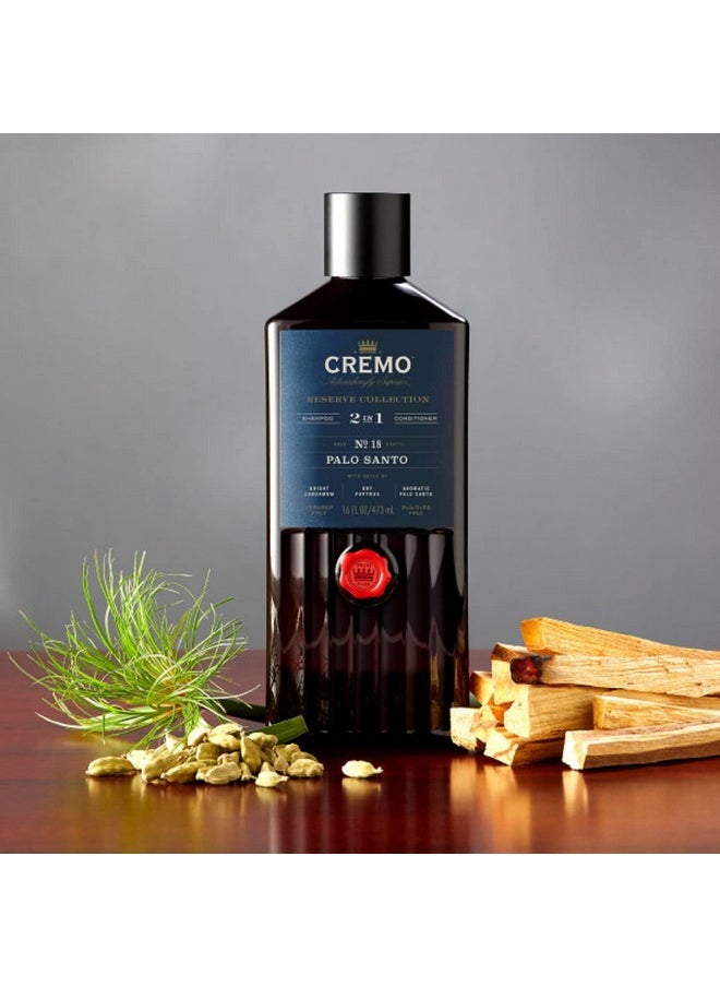 cremo - Remo Palo Santo (Reserve Collection) Barber Grade 2N1 Shampoo & Conditioner 16 Oz - Image 1