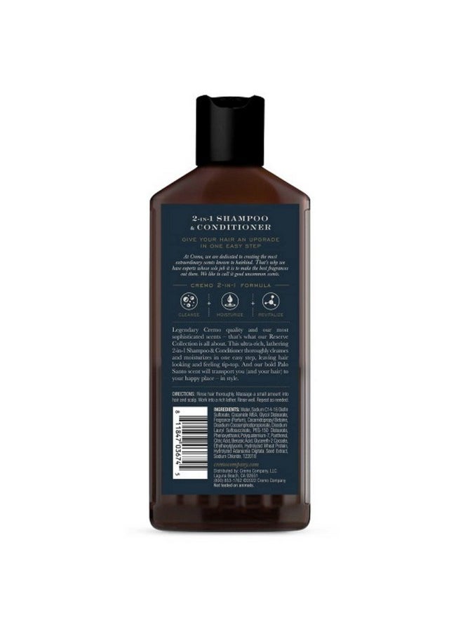 cremo - Remo Palo Santo (Reserve Collection) Barber Grade 2N1 Shampoo & Conditioner 16 Oz - Image 1