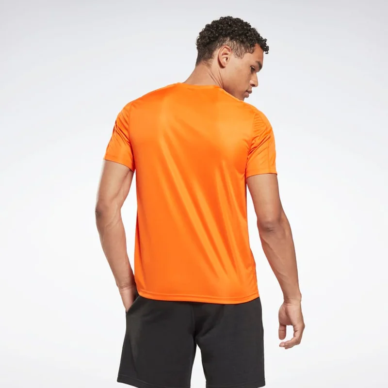 Reebok Smash Orange S23-R Reebok Training Tech T-Shirt for Men | Best Price UAE