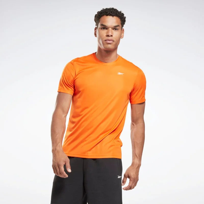 Reebok Smash Orange S23-R Reebok Training Tech T-Shirt for Men | Best Price UAE