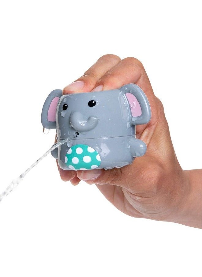 Nuby - Silly Squirts Bath Toys Easy To Clean Children'S Bath Toy Bear And Elephant - Image 1