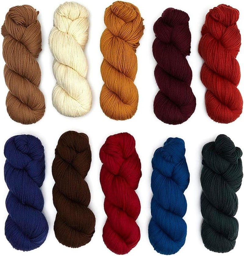 ProKart Premium Woolen 4 ply Hand Knitting Wool Yarn | Fine Weight Knitted and Crocheted Soft Yarn for Sweater, Scarf, Hat, Baby Clothes, Baby Sports, Purse, Gift Bags & DIY Craft Accessories Projects (1 Ball/100 Gram Each) (Red, 100gms x 4 Pack) - Image 3