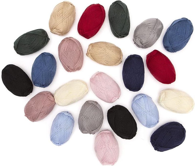 ProKart Premium Woolen 4 ply Hand Knitting Wool Yarn | Fine Weight Knitted and Crocheted Soft Yarn for Sweater, Scarf, Hat, Baby Clothes, Baby Sports, Purse, Gift Bags & DIY Craft Accessories Projects (1 Ball/100 Gram Each) (Red, 100gms x 4 Pack) - Image 2