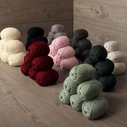 ProKart Premium Woolen 4 ply Hand Knitting Wool Yarn | Fine Weight Knitted and Crocheted Soft Yarn for Sweater, Scarf, Hat, Baby Clothes, Baby Sports, Purse, Gift Bags & DIY Craft Accessories Projects (1 Ball/100 Gram Each) (Red, 100gms x 4 Pack) - Image 4