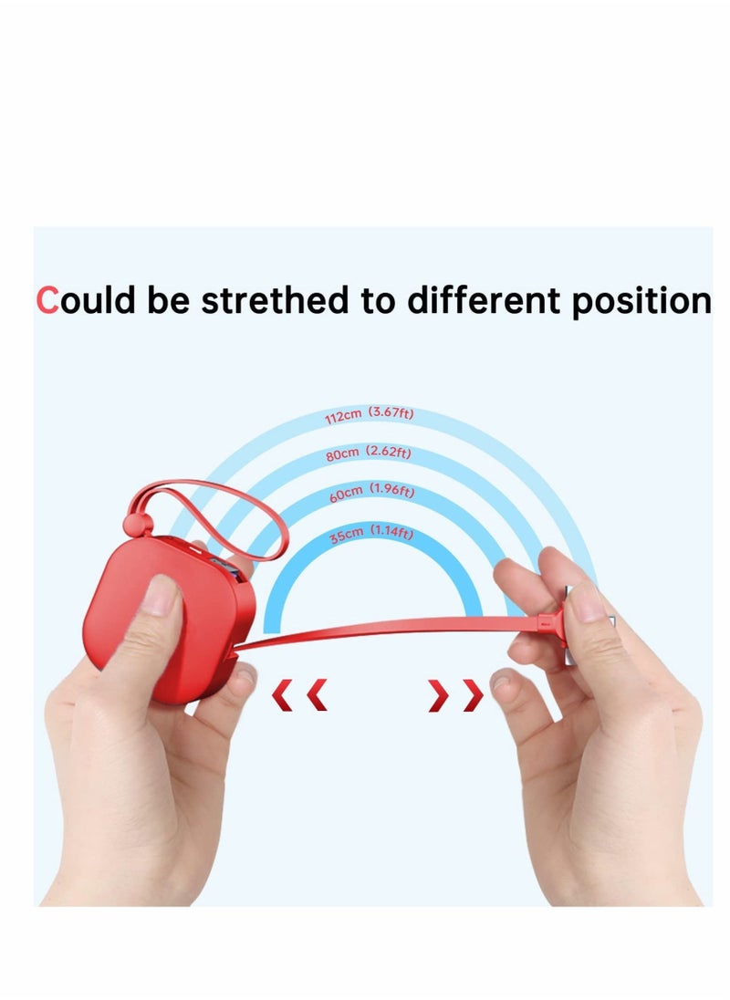 Multi 3 in 1 USB Retractable Fast Charging Cable, Data Transmission, Could Be Used As Mirror, Phone Holder. Suitable for iPhone (Lightning), Android (Micro USB) and USB C (Type-C) Devices.