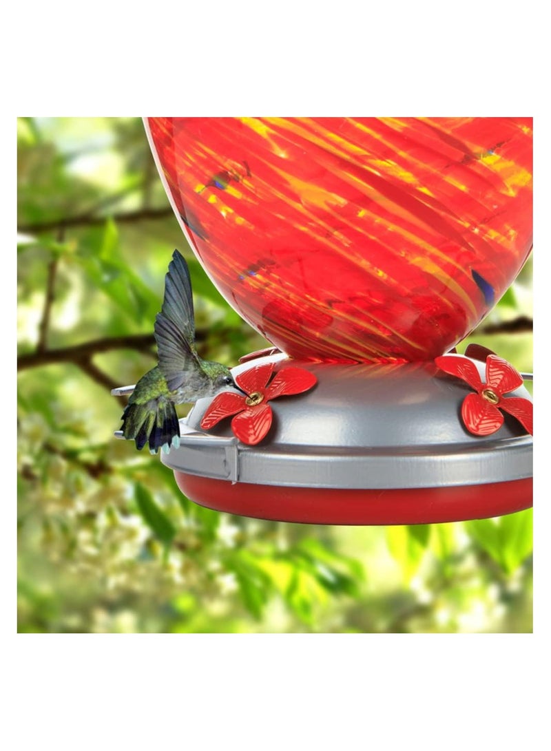 KASTWAVE Hummingbird Feeders Base Set, Outdoors Patio Feeder Accessories Includes Feeder Base, 1 Pcs Replacement Seal Rings, 2 PCS Moat Hook and 2 Pcs Brushes  - Image 2