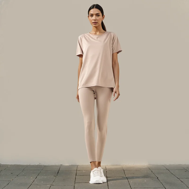ADOT by Splash Regular Fit Crew Neck T-shirt with Short Sleeves