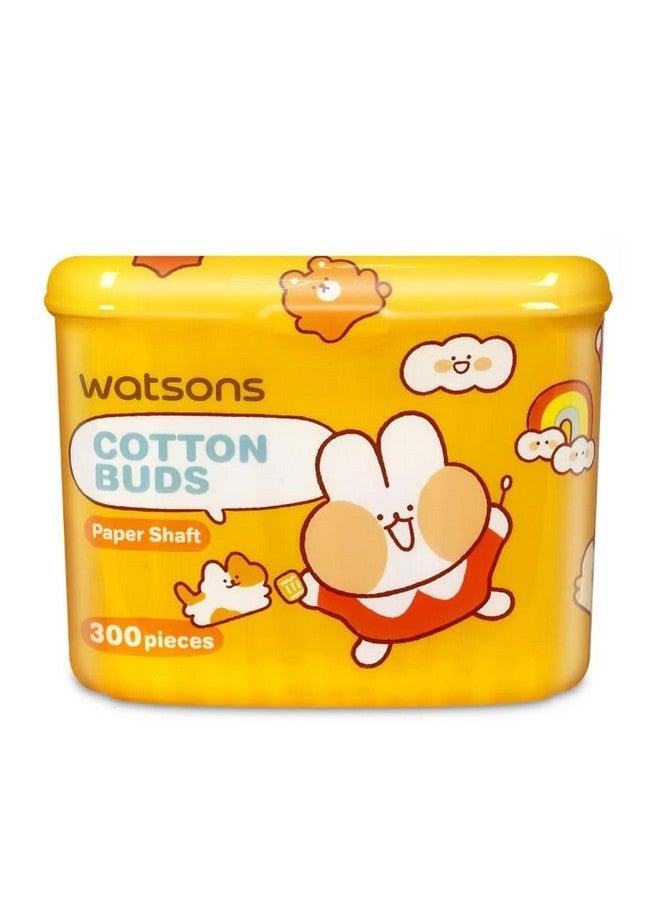 Watsons Watsons Paper Shaft Cotton Buds, 300 Pieces, 76mm Length, Dalgona - Image 2