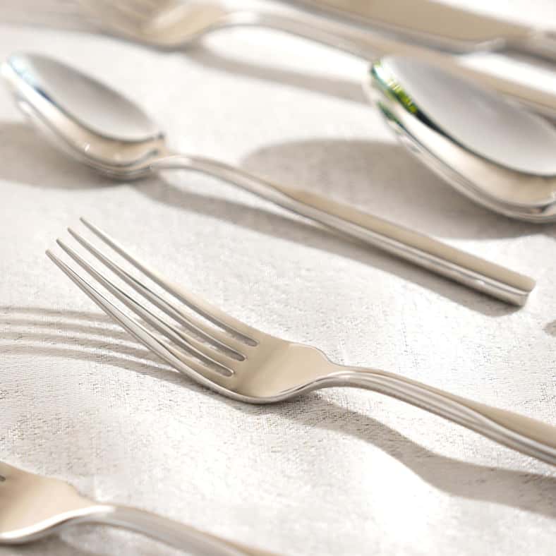 Pan Home Merlin 16-Piece Cutlery Set -Chrome - Image 3