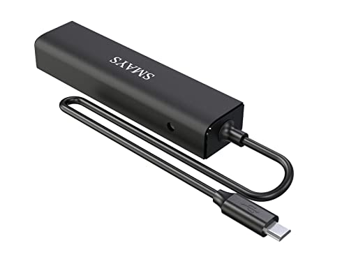 Smays OTG USB Ethernet Adapter Compatible with Roku Express 4K+ 2021 and Fire TV Stick Streaming Media Player - Micro USB to 3-Port USB Hub with LAN & Power Cable - Image 5